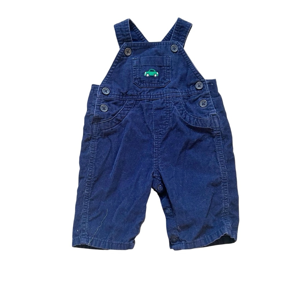 Child of Mine Carters Navy Blue Overalls Cotton Corduroy Size 0-3 Months